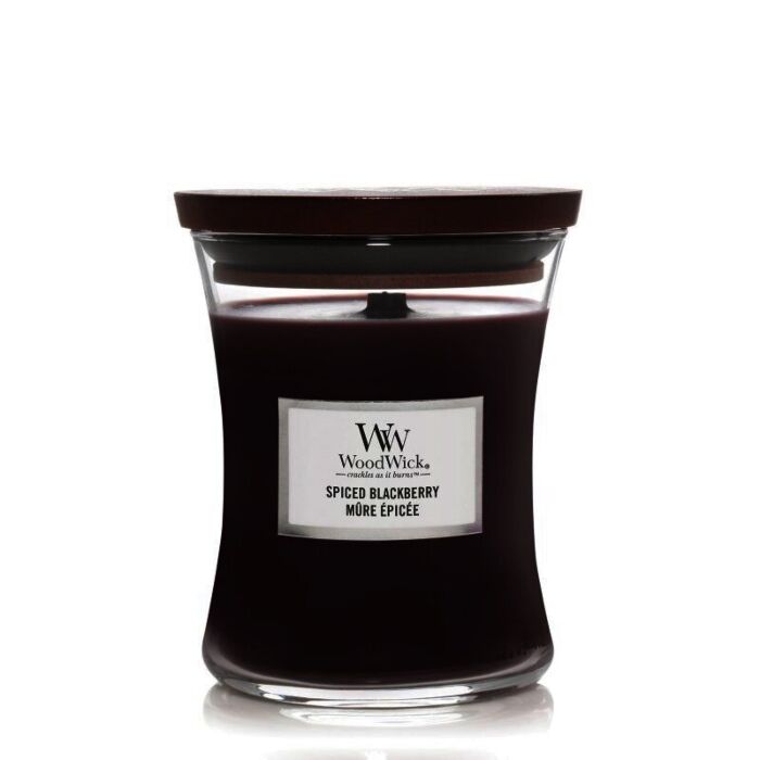 WoodWick Spiced Blackberry Medium Jar Candle 

